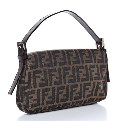 fendi zucca baguette tobacco|Fendi baguette monogram.